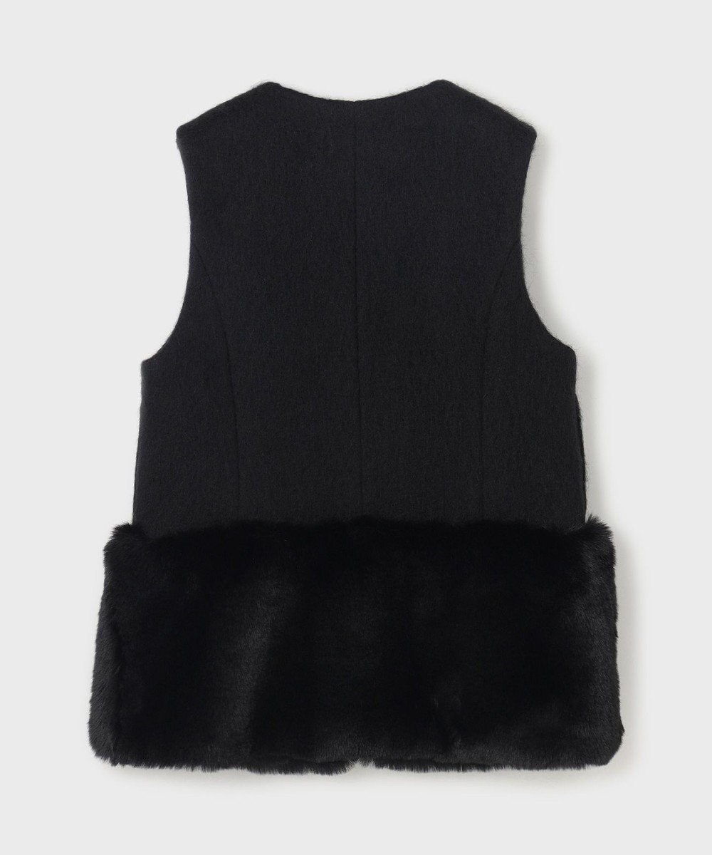 GRACE CONTINENTAL モヘアシャギーベスト 