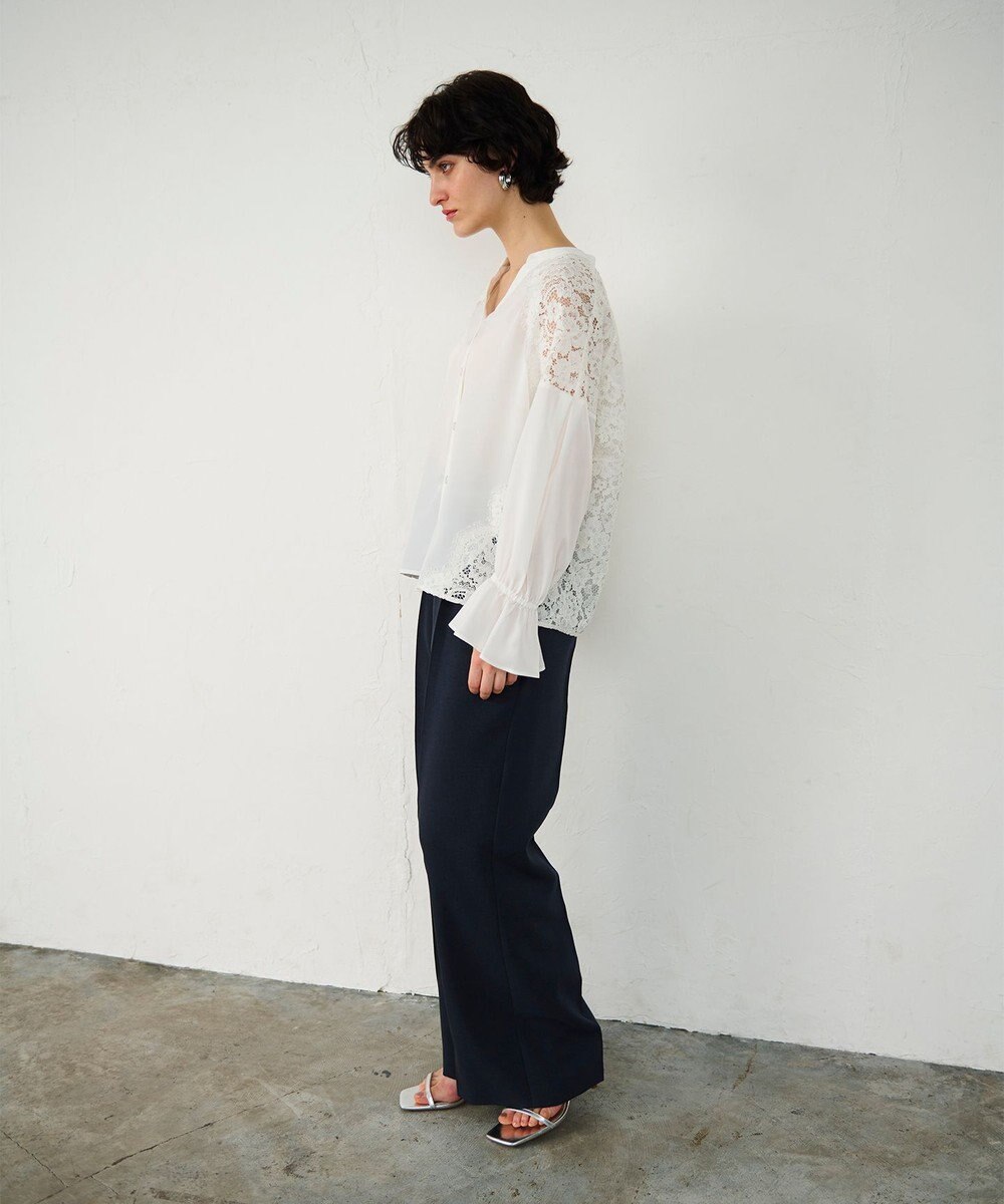 GRACE CONTINENTAL レースコンビブラウス 