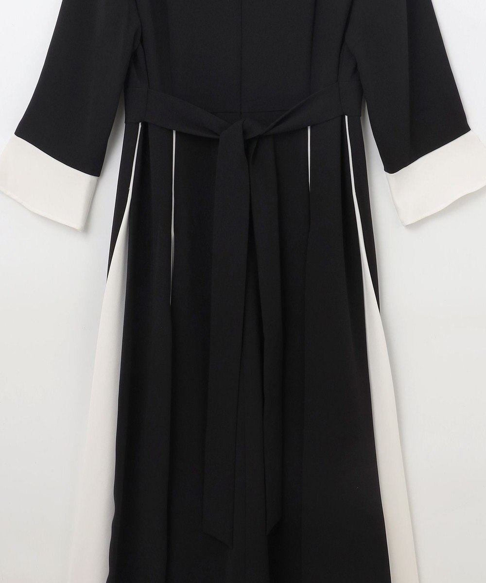 GRACE CONTINENTAL バイカラーラインドレス 