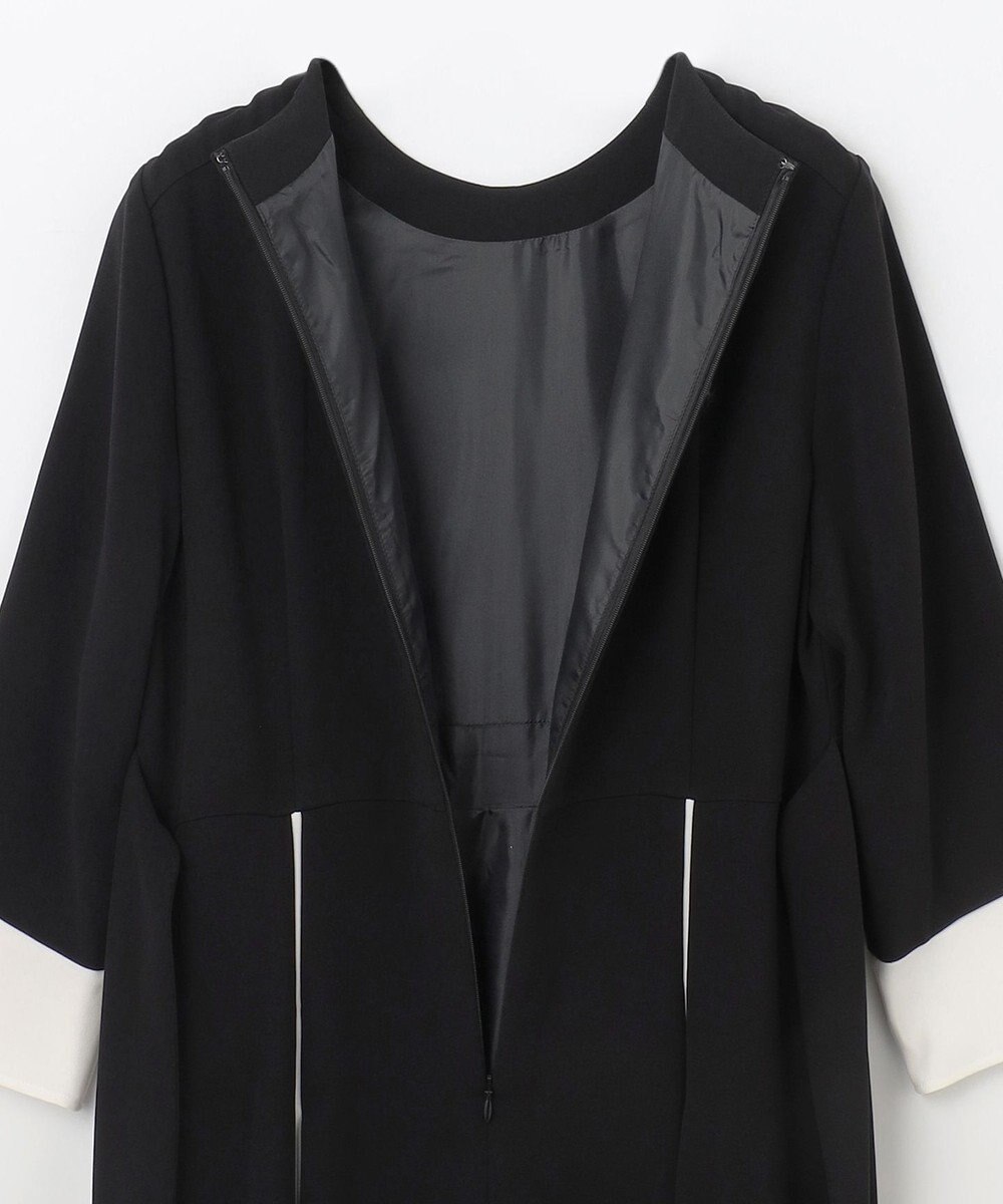 GRACE CONTINENTAL バイカラーラインドレス