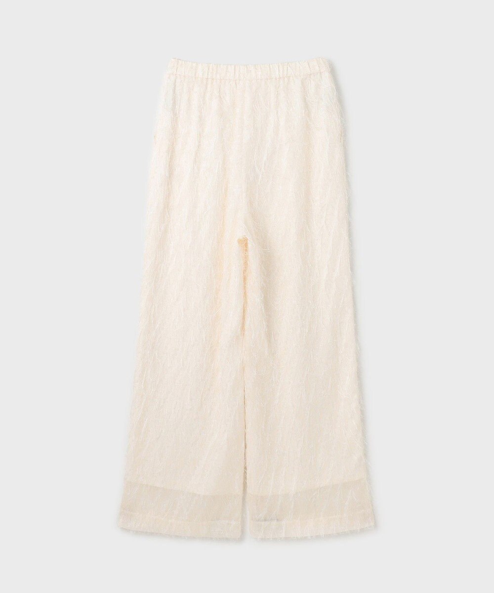 GRACE CONTINENTAL フリンジワンタックパンツ 