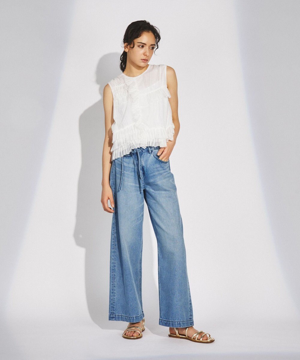 GRACE CONTINENTAL ワイドデニムパンツ