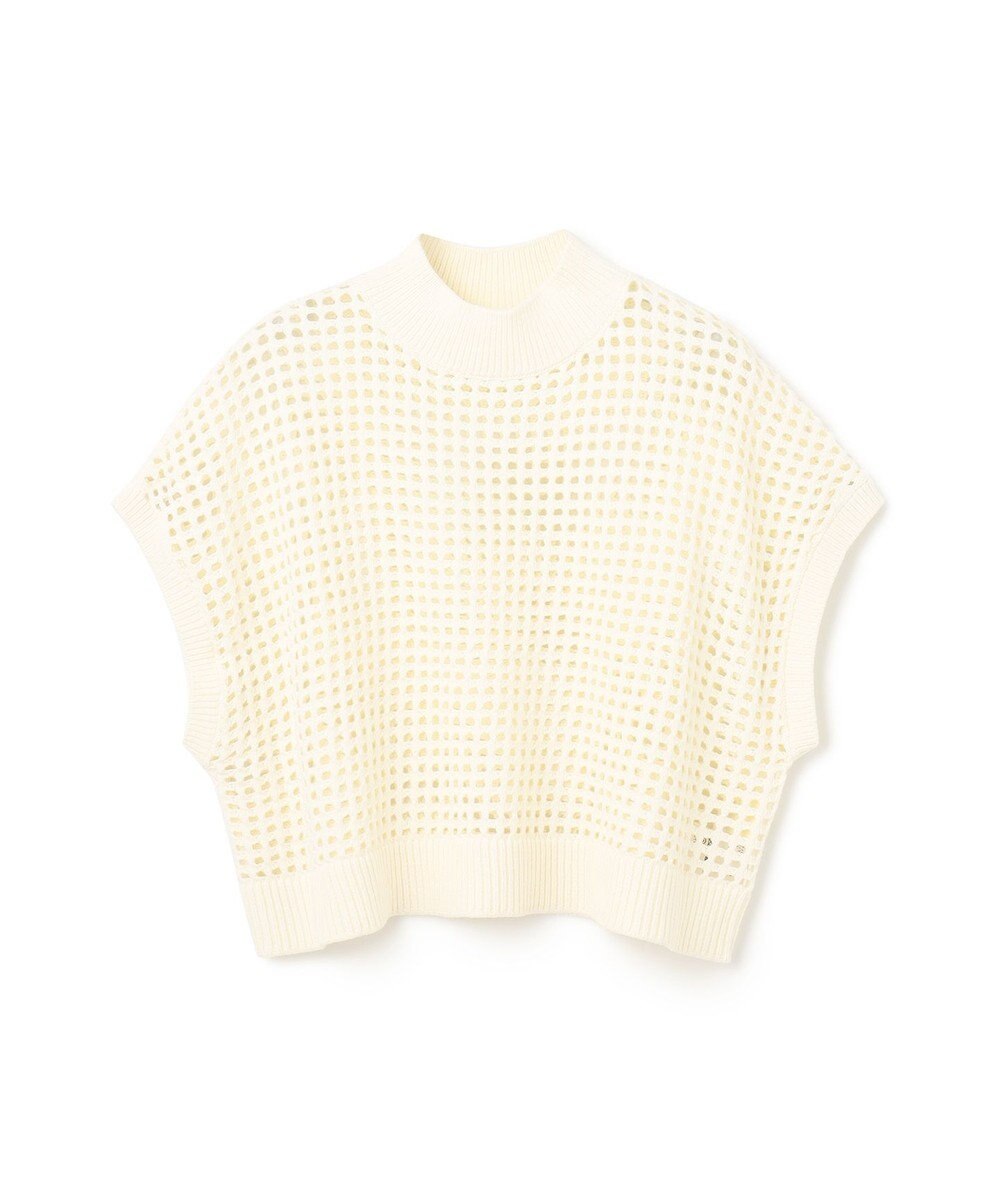 GRACE CONTINENTAL メッシュルーズニットトップ 
