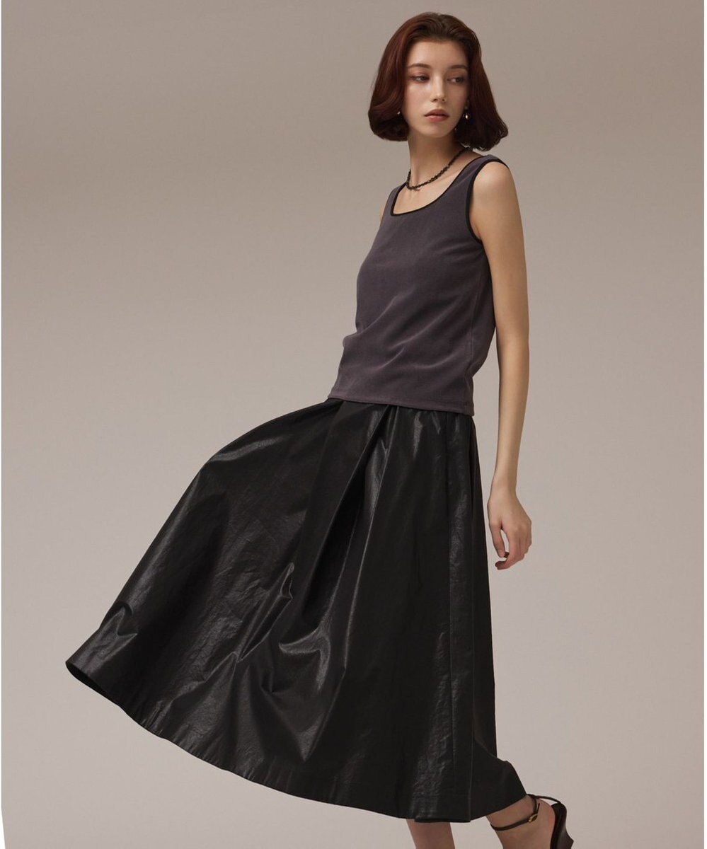 GRACE CONTINENTAL コーティングタックスカート 