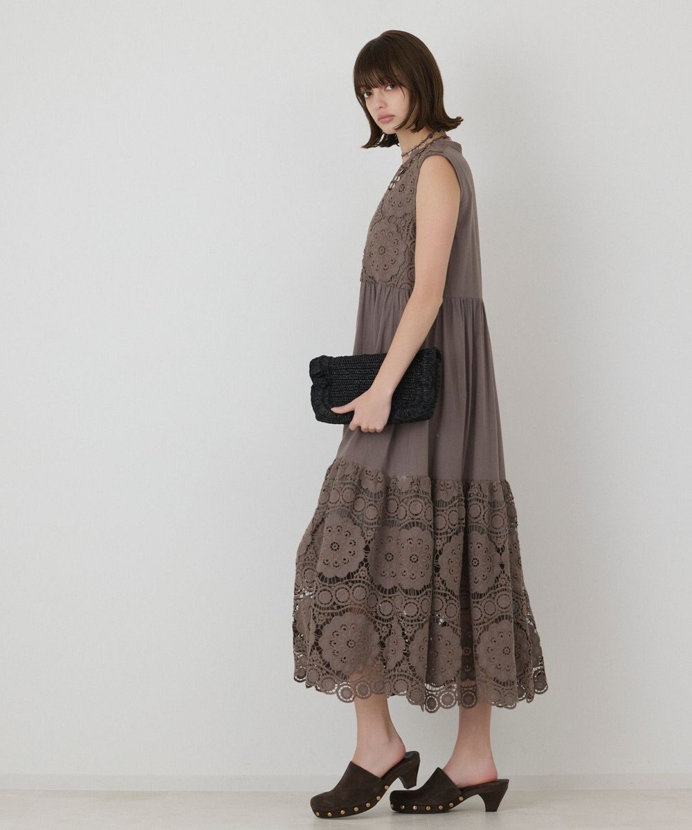 GRACE CONTINENTAL エンブロイダリーワンピース 