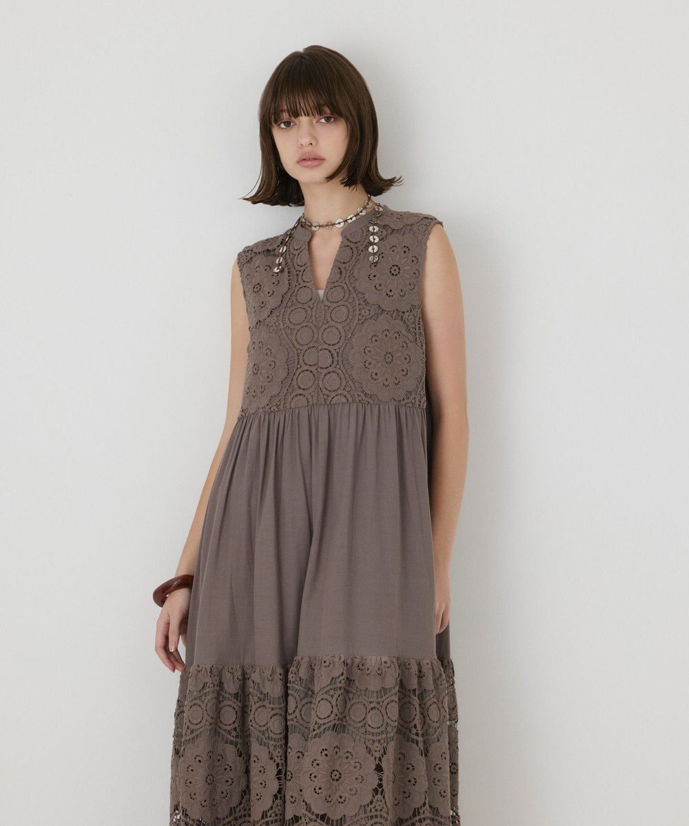 GRACE CONTINENTAL エンブロイダリーワンピース 