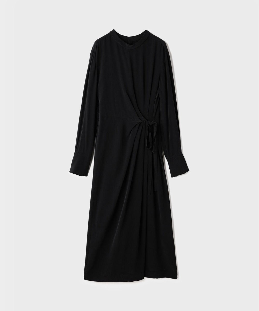 GRACE CONTINENTAL シルクデシンドレープワンピース 