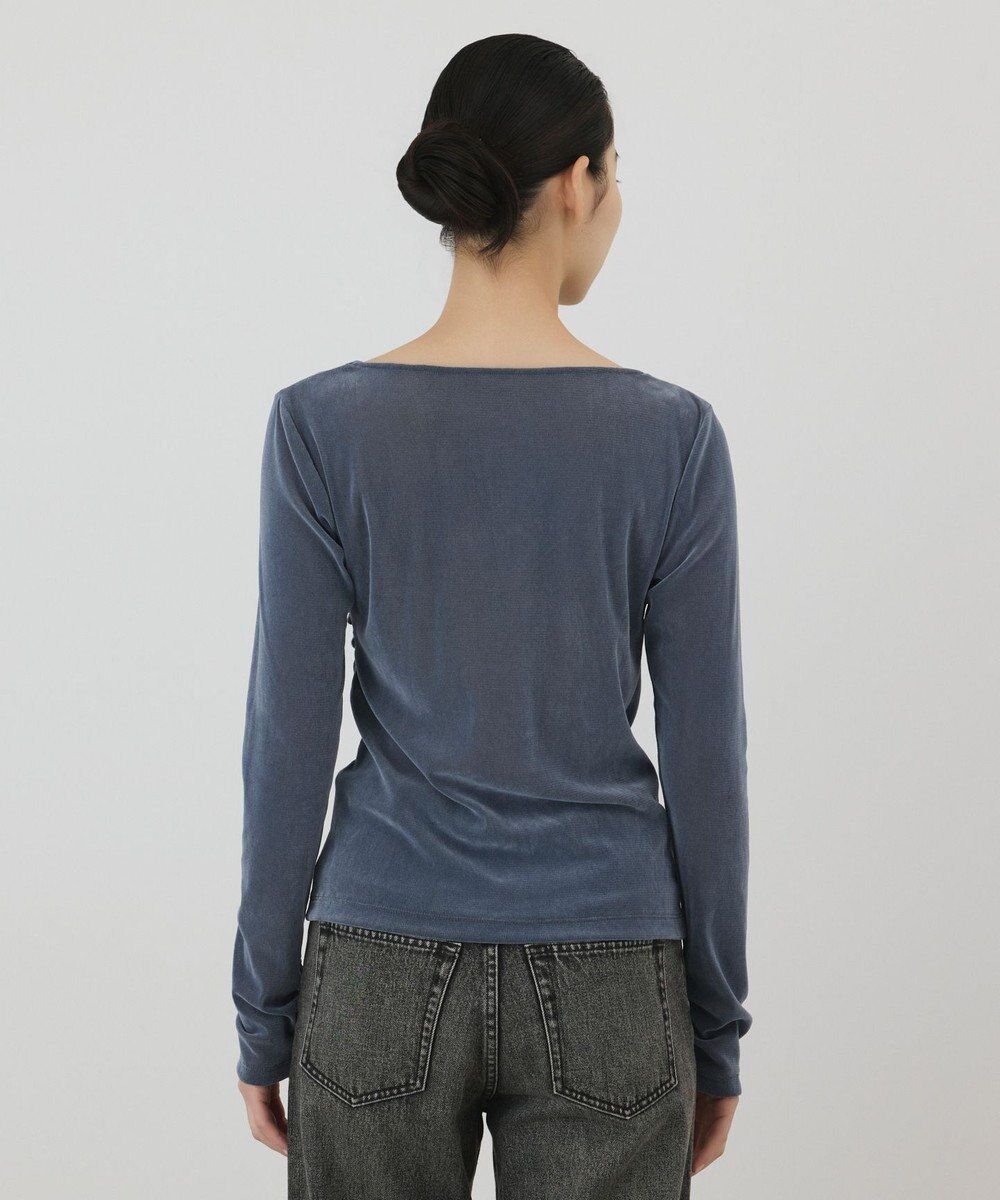 GRACE CONTINENTAL フロッキードレープトップス 