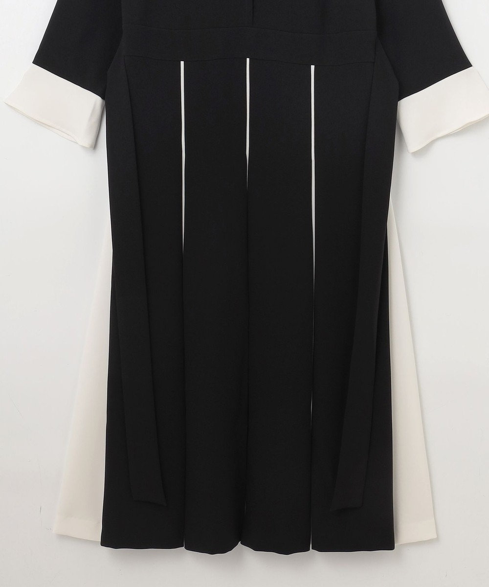 GRACE CONTINENTAL バイカラーラインドレス