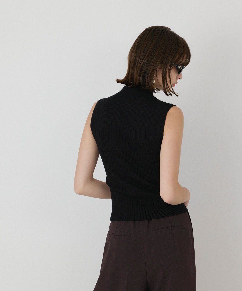 GRACE CONTINENTAL ビジューリブニットトップ 