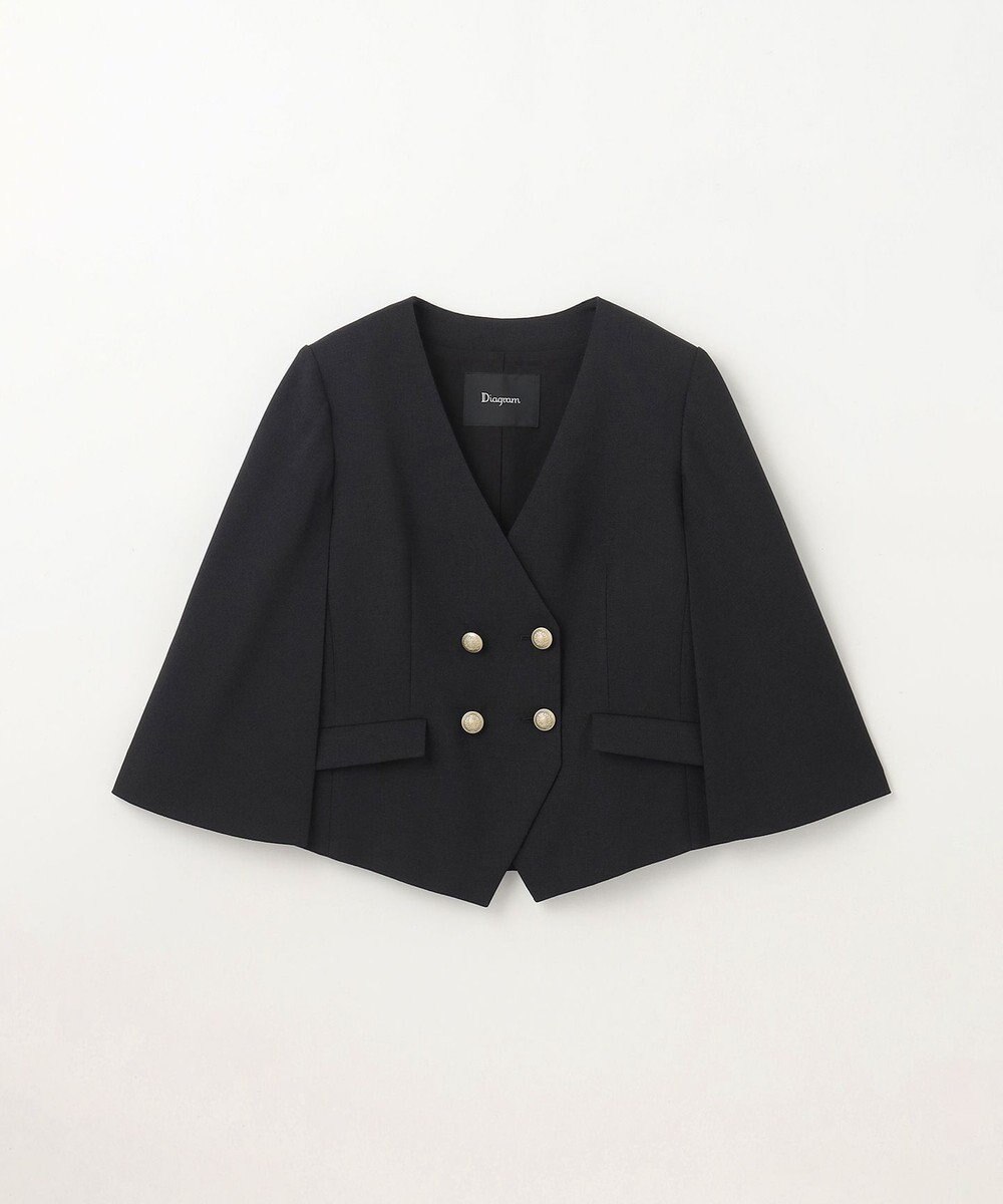 GRACE CONTINENTAL ケープスリーブジャケット