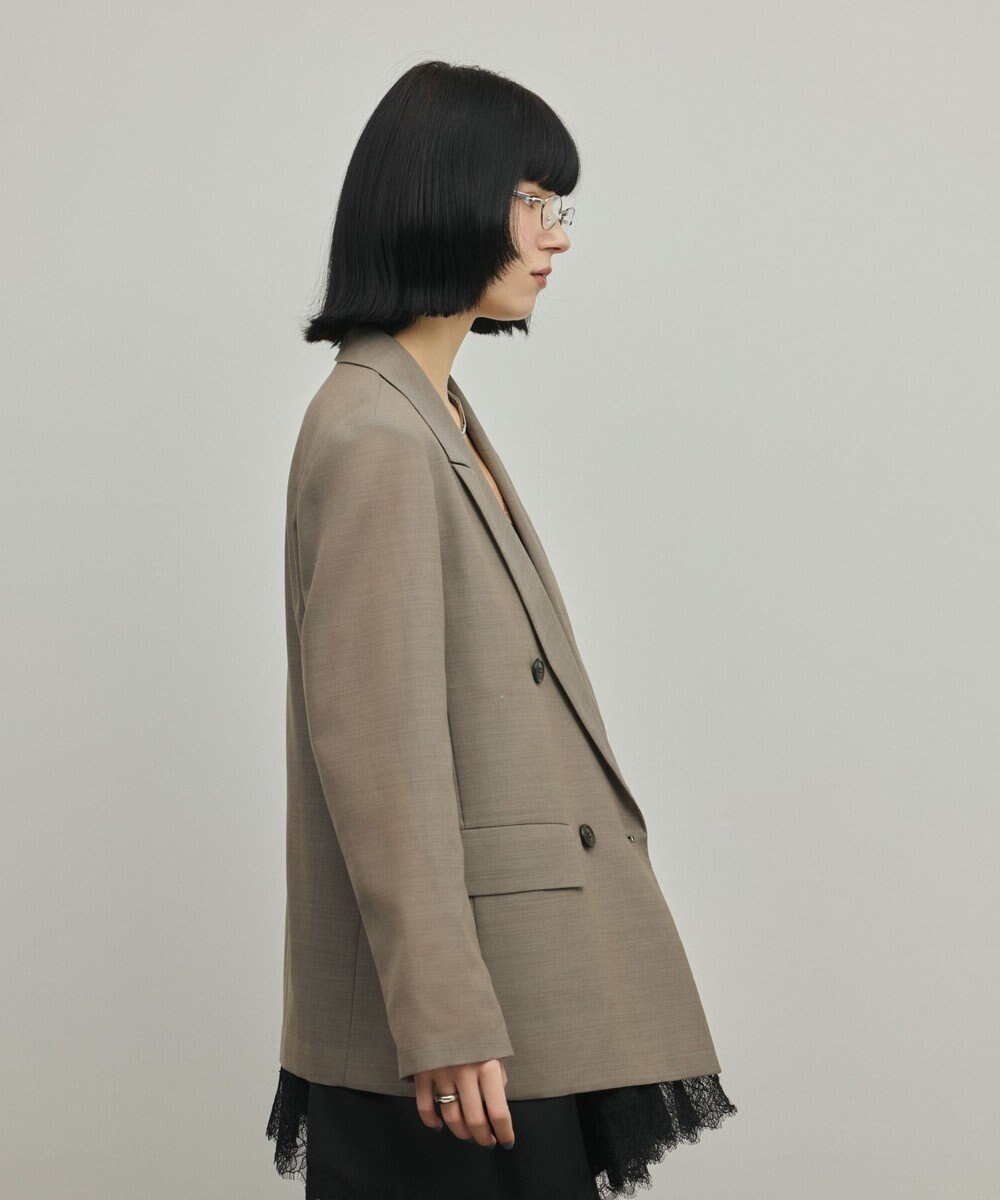 GRACE CONTINENTAL シアーウールジャケット 