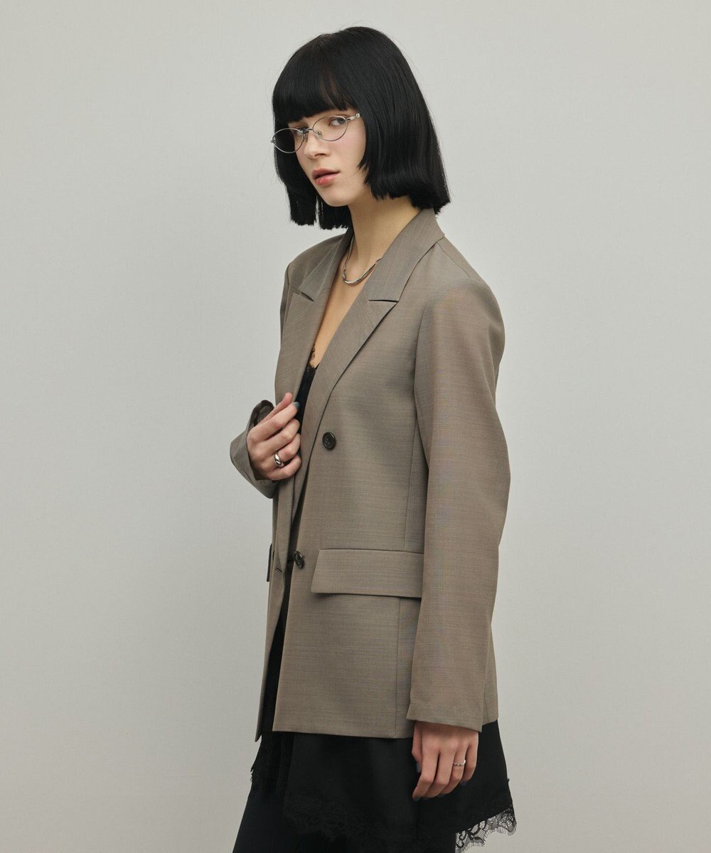 GRACE CONTINENTAL シアーウールジャケット 