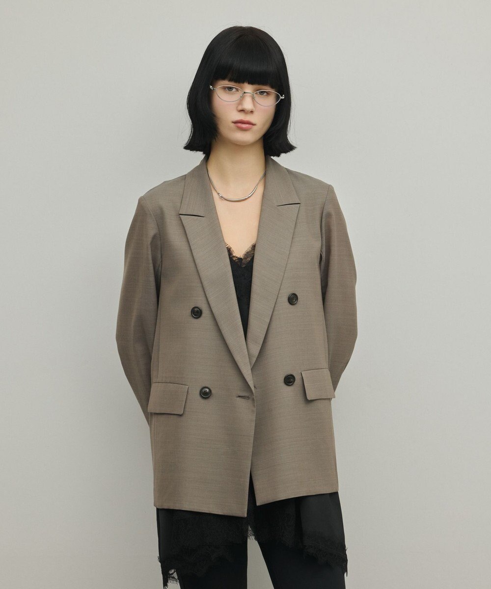 GRACE CONTINENTAL シアーウールジャケット 