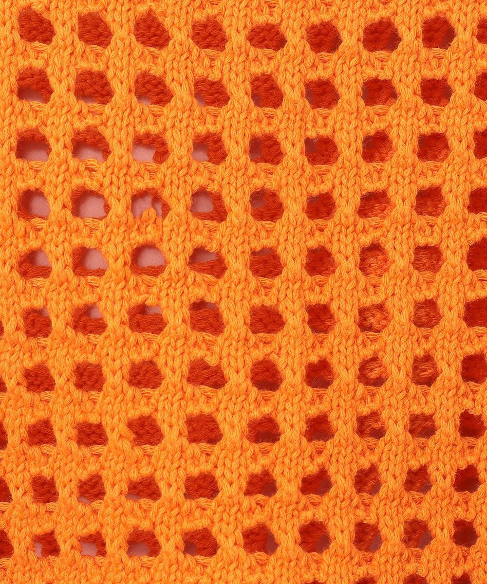 GRACE CONTINENTAL メッシュルーズニットトップ 