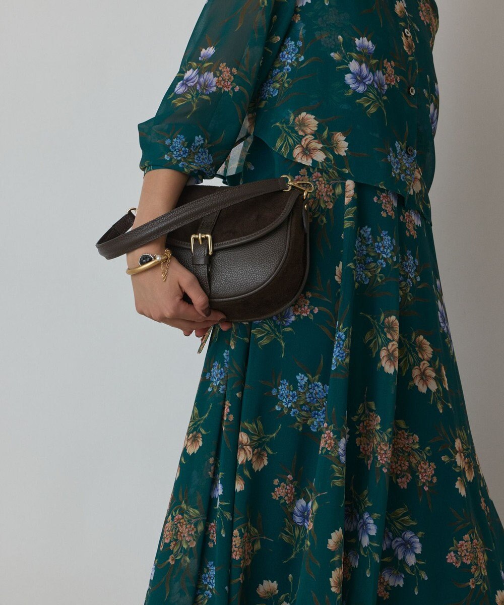 GRACE CONTINENTAL BIANCHINI スウェードバッグ