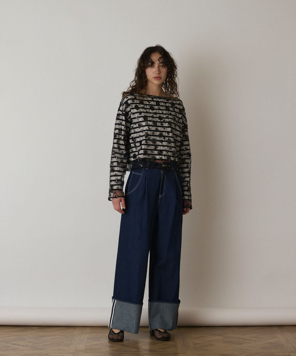 GRACE CONTINENTAL バスクボーダートップ 