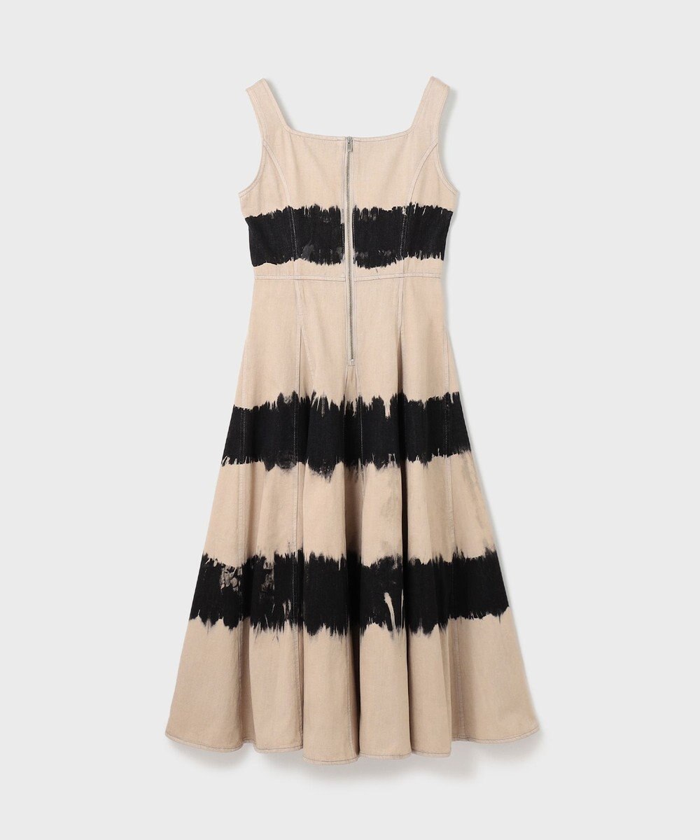 GRACE CONTINENTAL デニム切替サーキュラーワンピース