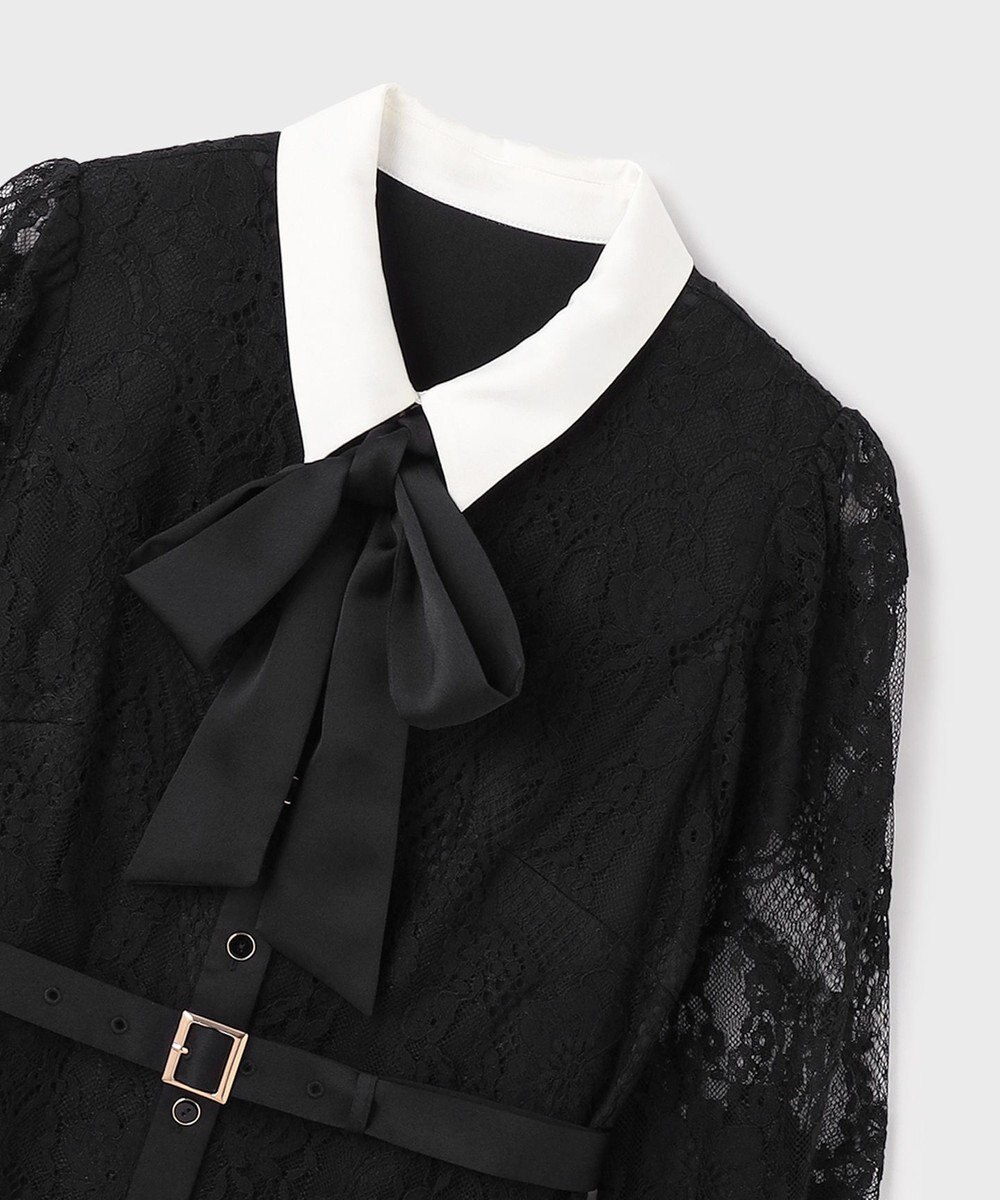 GRACE CONTINENTAL コードレースシャツドレス 