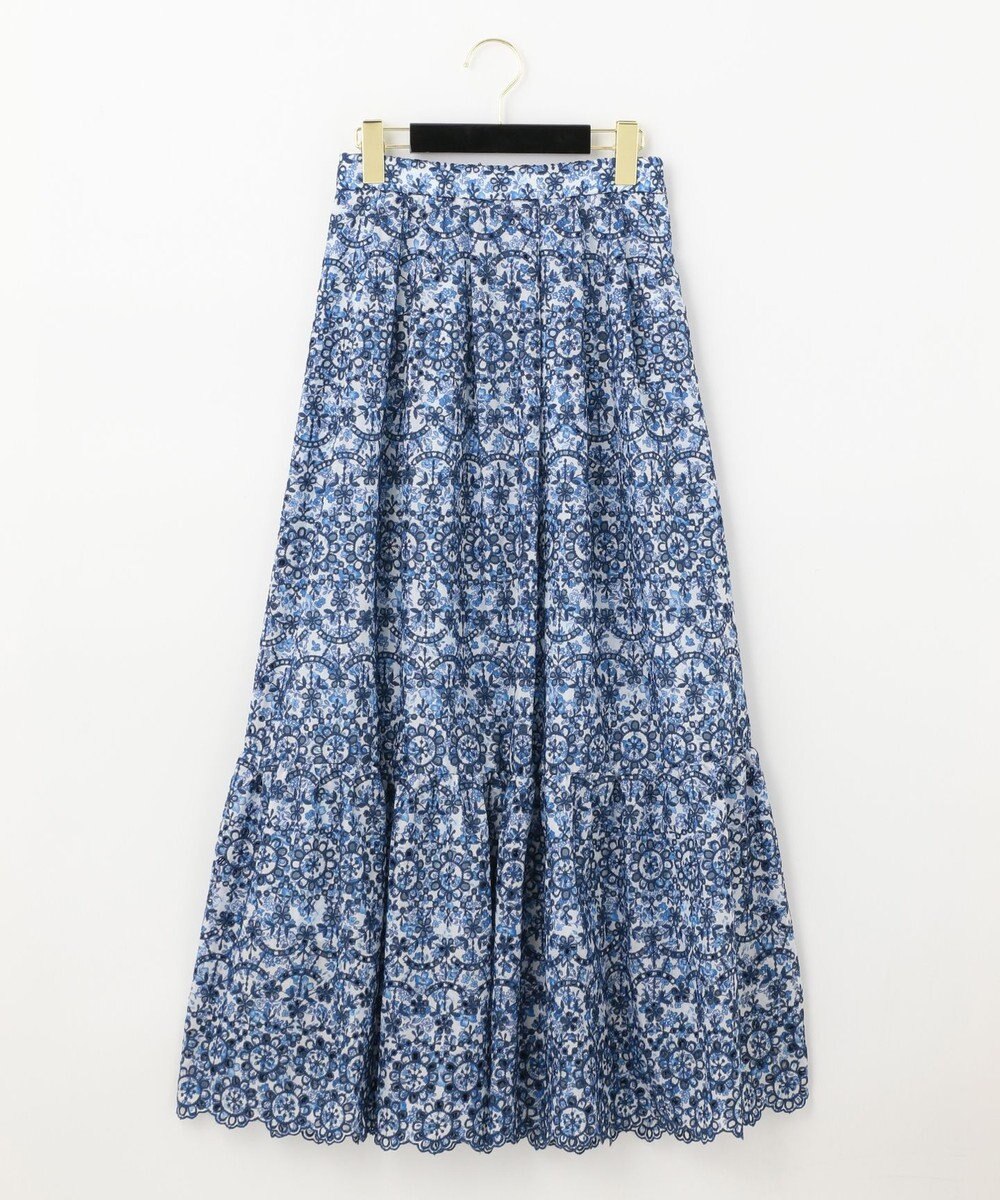 カットワーク刺繍タックスカート / GRACE CONTINENTAL | GRACE