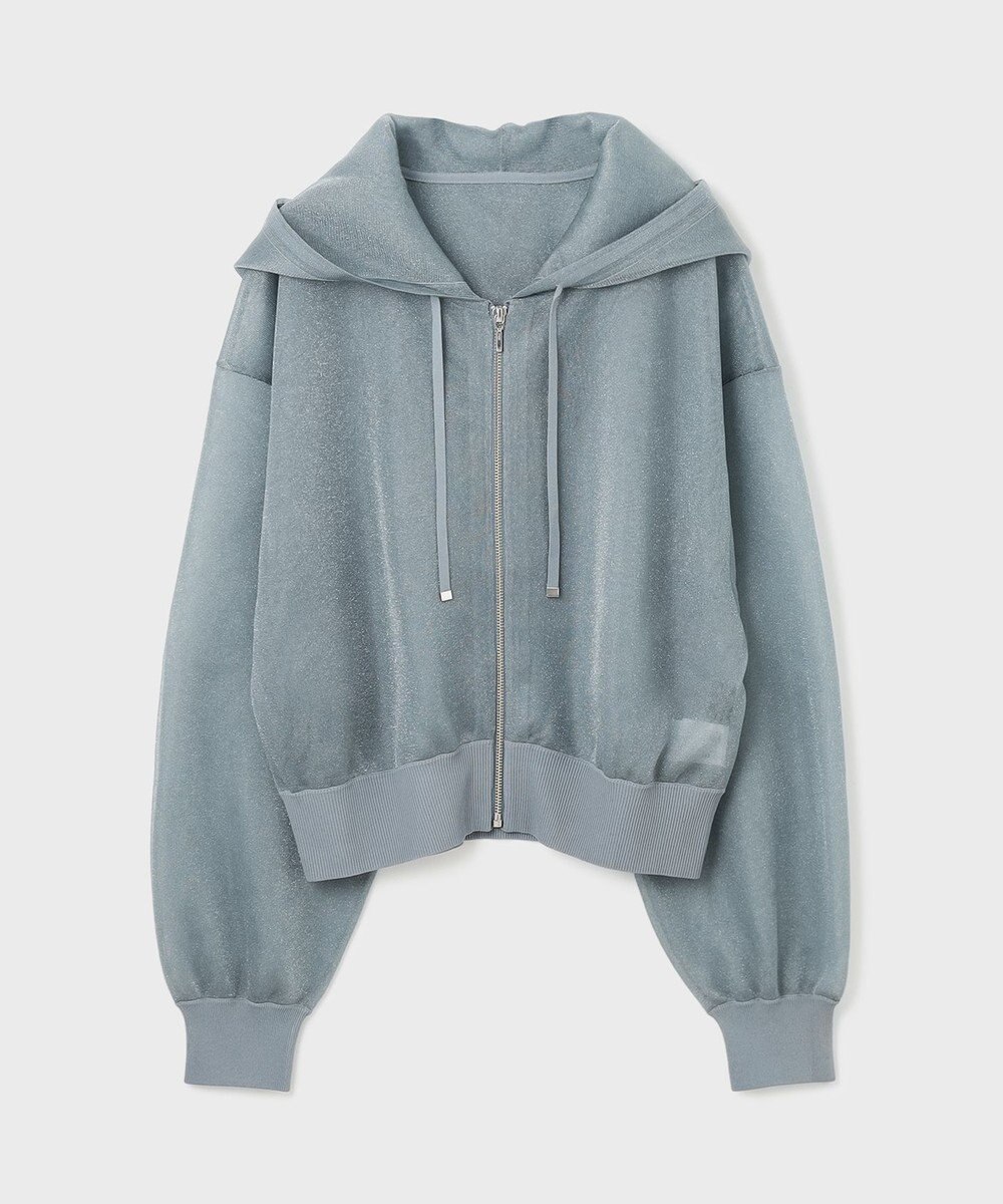 GRACE CONTINENTAL シアーニットパーカー