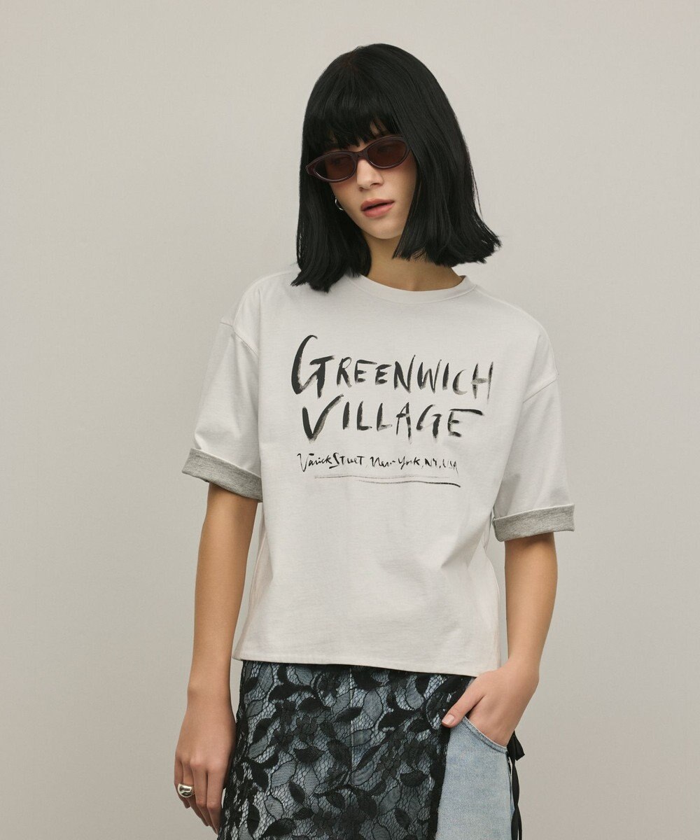GRACE CONTINENTAL レイヤードロゴＴシャツ 