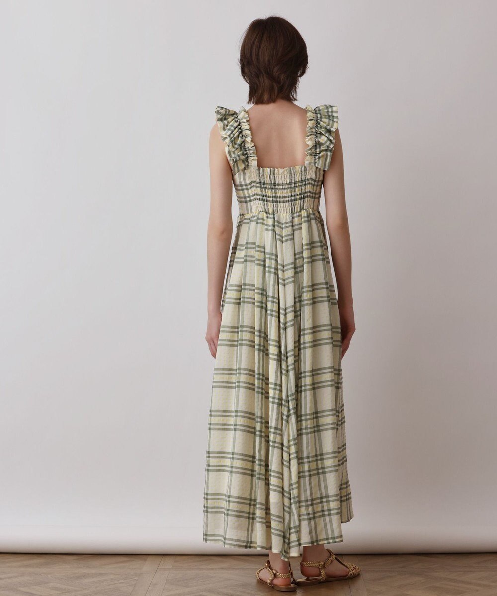 GRACE CONTINENTAL チェックサッカーワンピース 