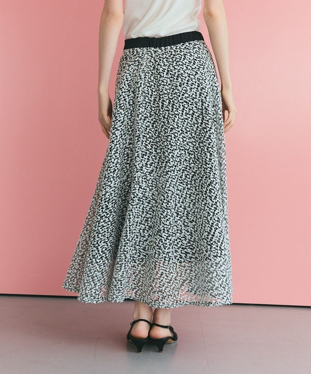 GRACE CONTINENTAL フェザーembドレス 