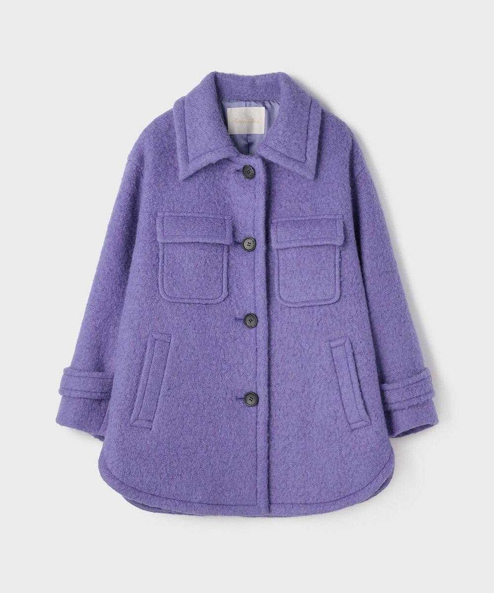 GRACE CONTINENTAL リングウールショートコート 