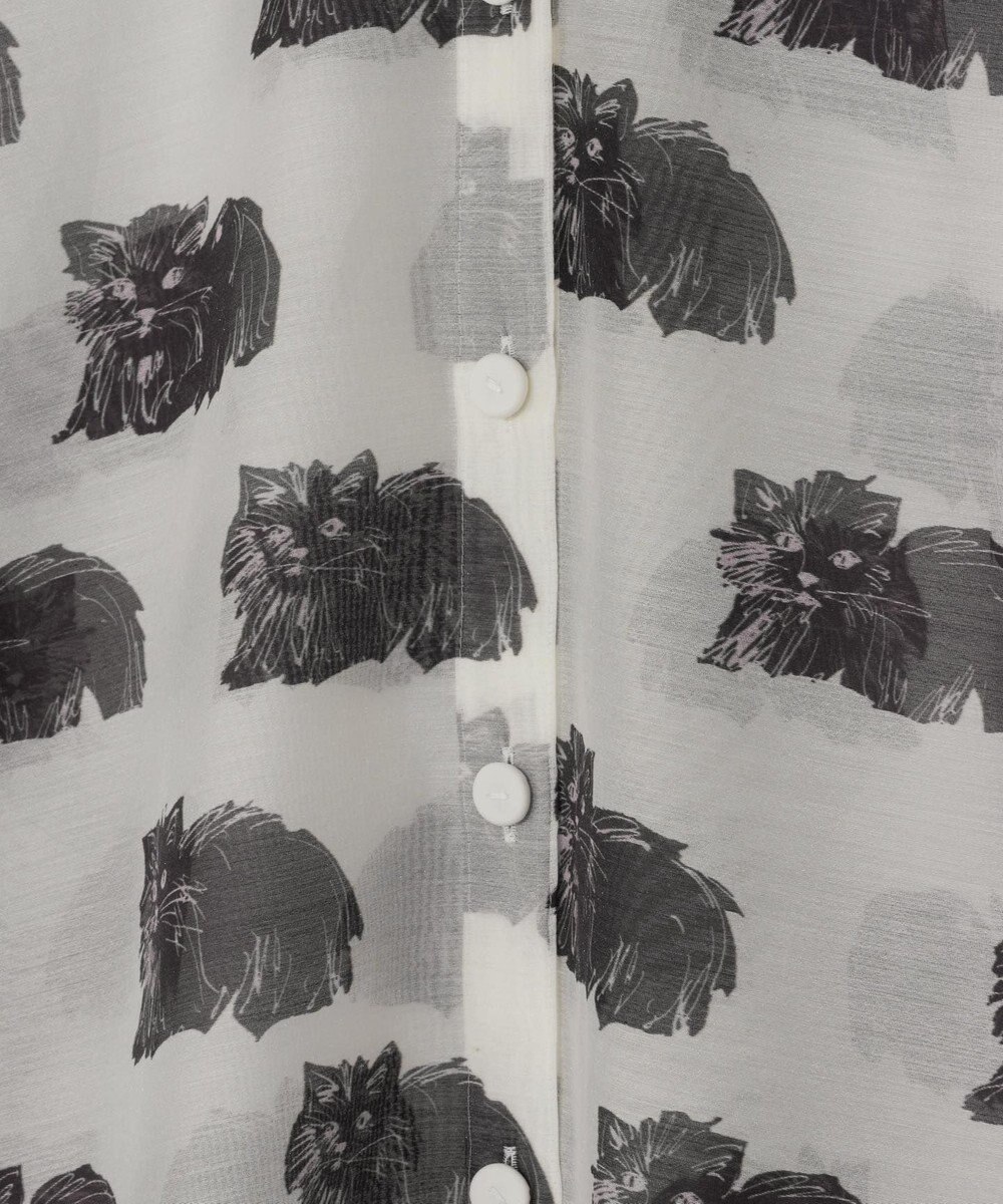 GRACE CONTINENTAL シアーCatブラウス 