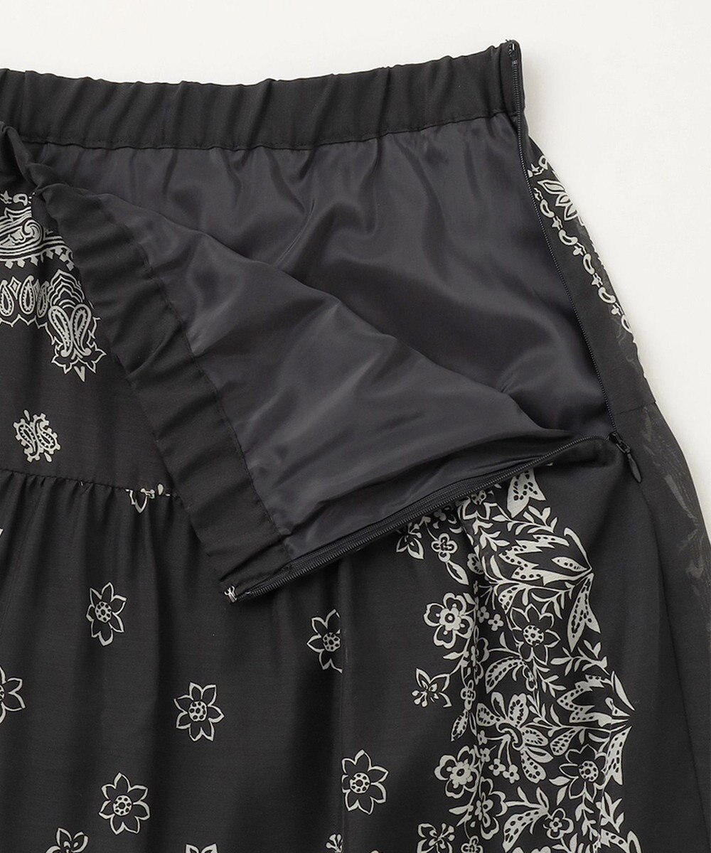 GRACE CONTINENTAL バンダナティアードスカート 