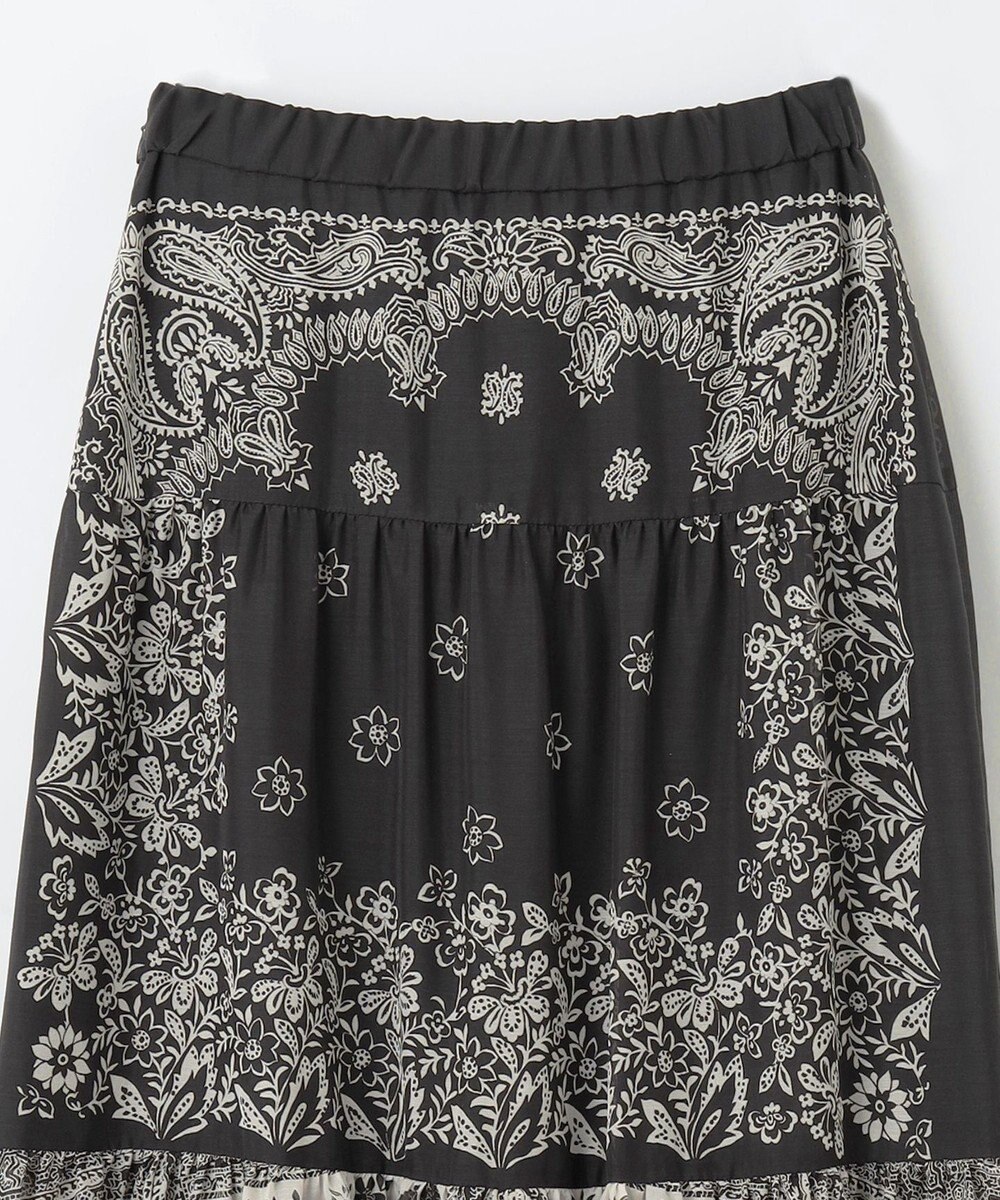 GRACE CONTINENTAL バンダナティアードスカート 