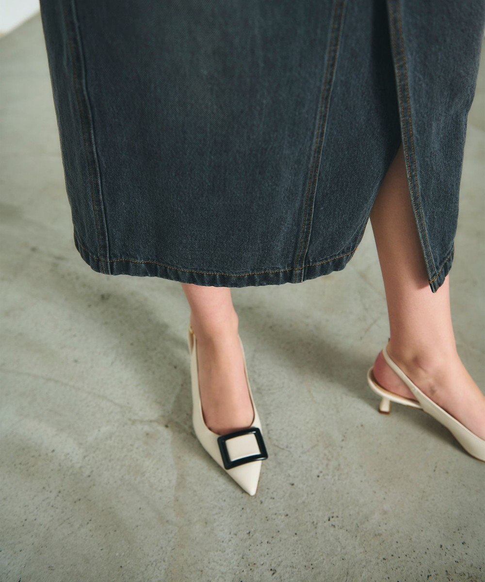 GRACE CONTINENTAL タイトデニムスカート