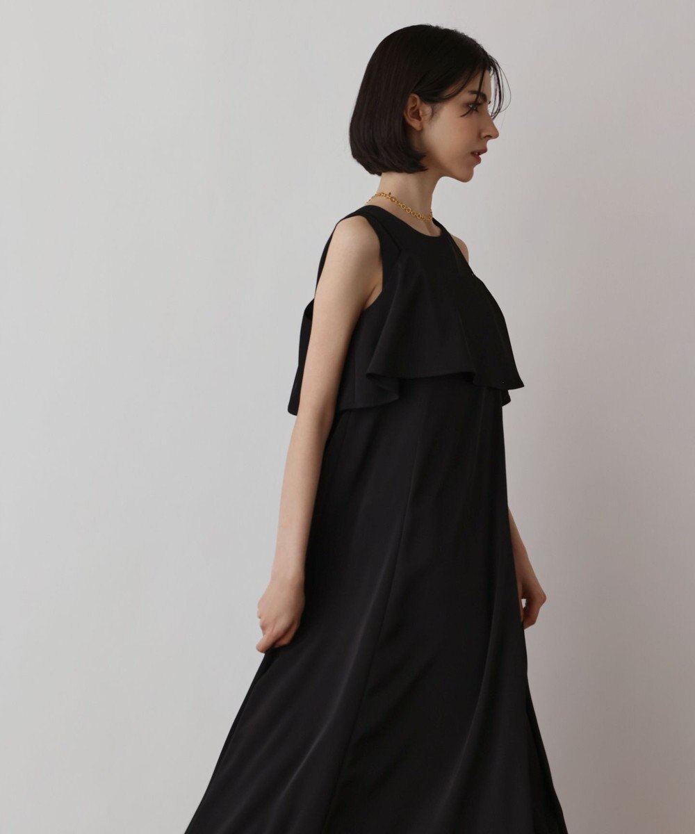 GRACE CONTINENTAL サテンレイヤードワンピース 