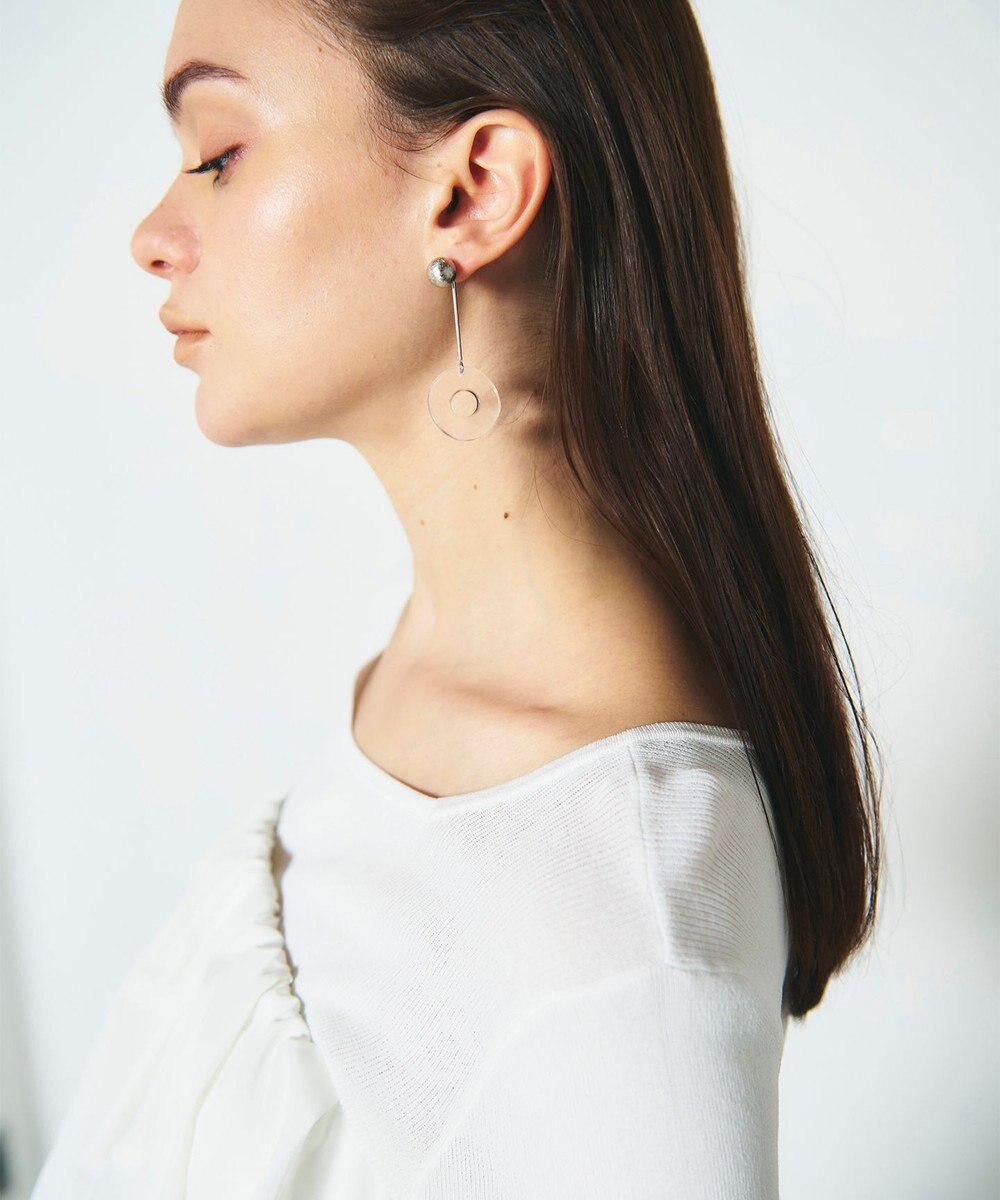 GRACE CONTINENTAL アシメクリアリングピアス