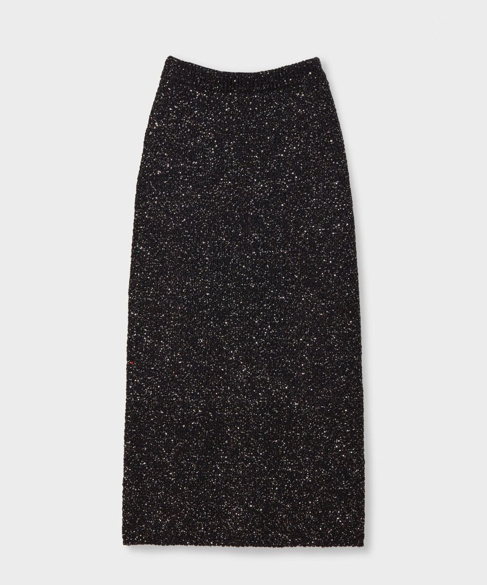GRACE CONTINENTAL シャイニーニットロングスカート 