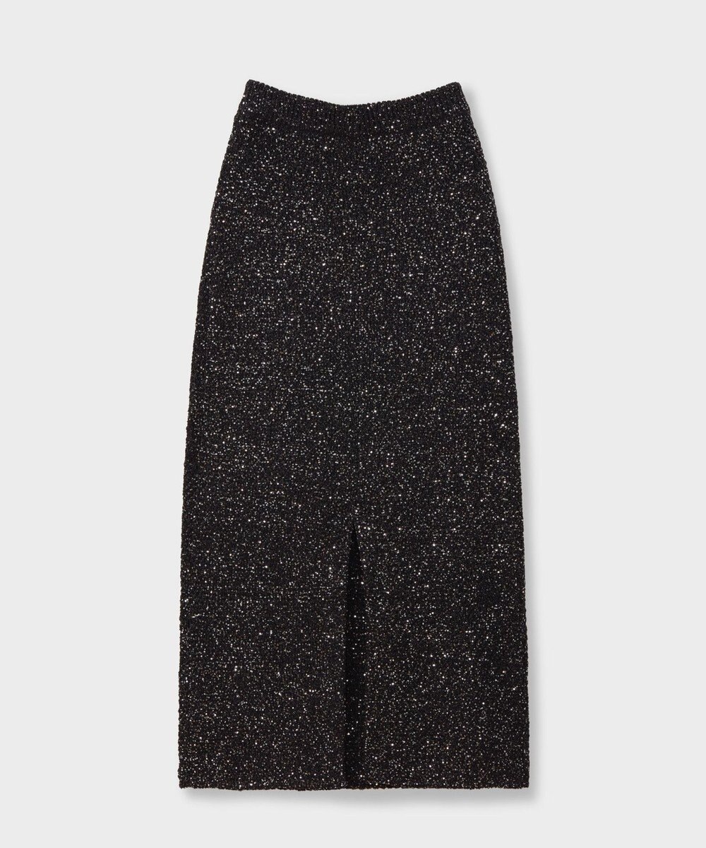 GRACE CONTINENTAL シャイニーニットロングスカート