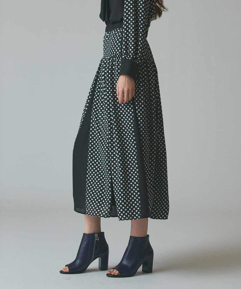 GRACE CONTINENTAL ドットコンビスカート 