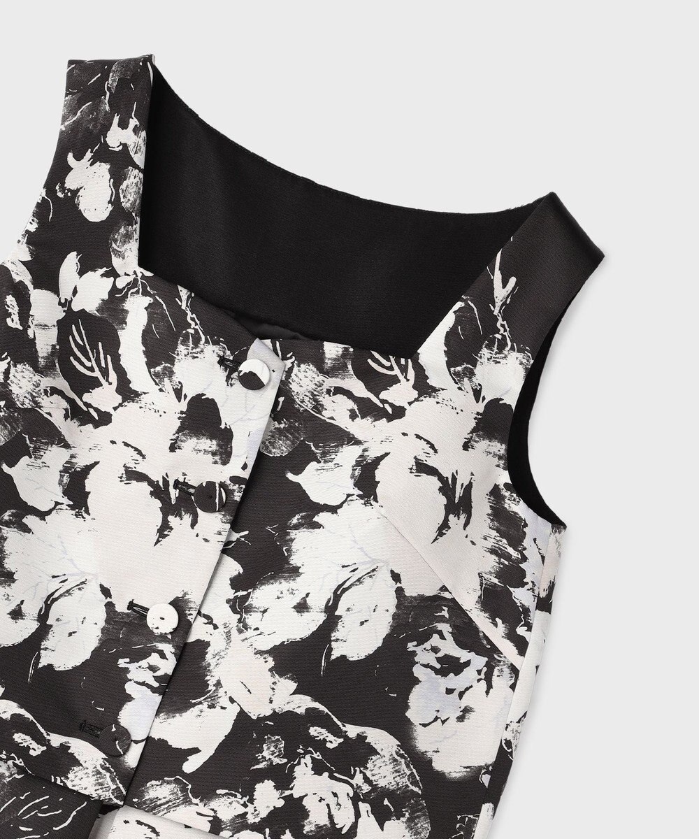 GRACE CONTINENTAL ボタニカルセパレートドレス 