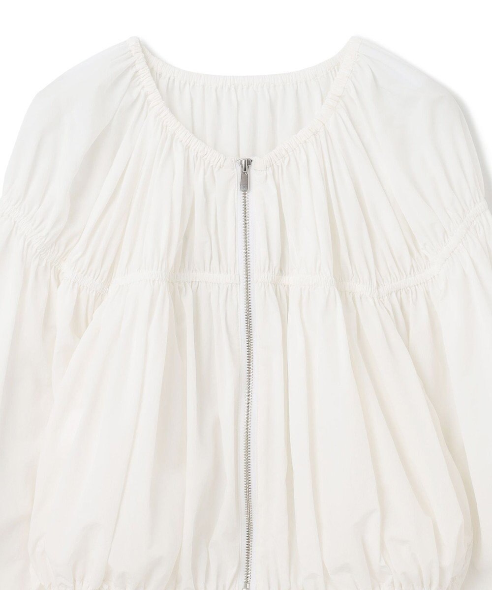 GRACE CONTINENTAL ギャザータフタブルゾン 