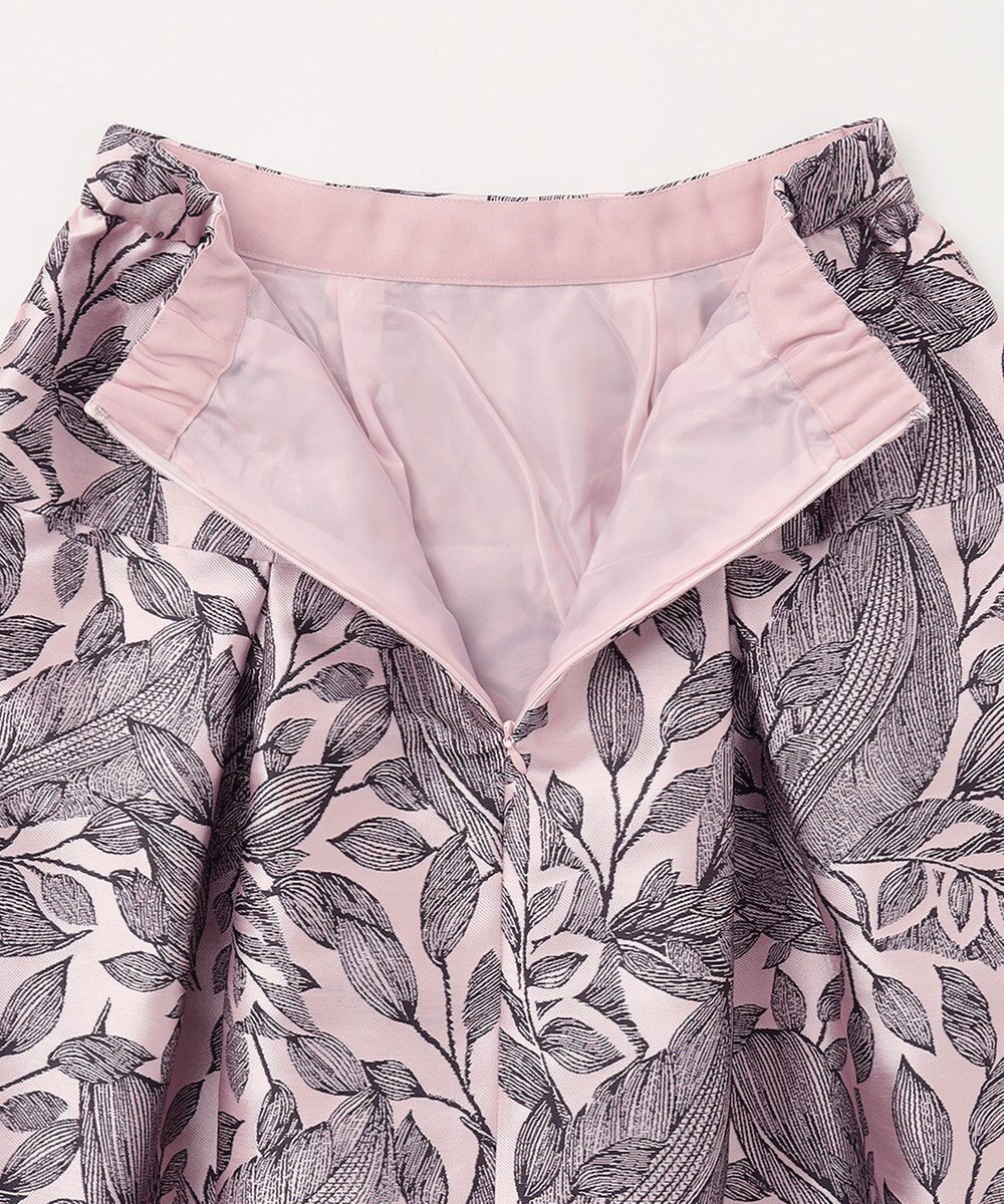 GRACE CONTINENTAL ボタニカルジャガードスカート 