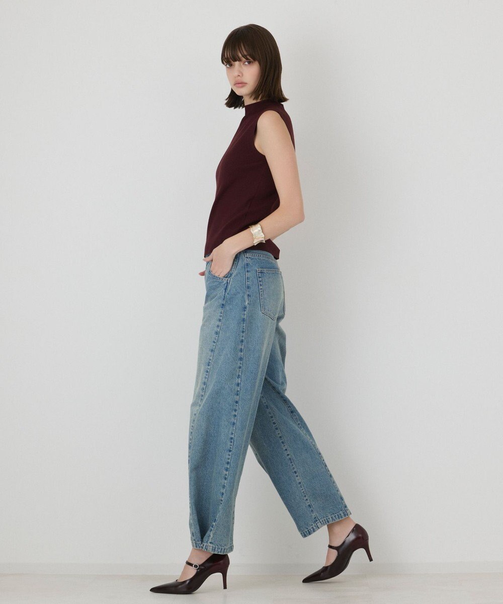 GRACE CONTINENTAL ラップ2wayデニムパンツ 