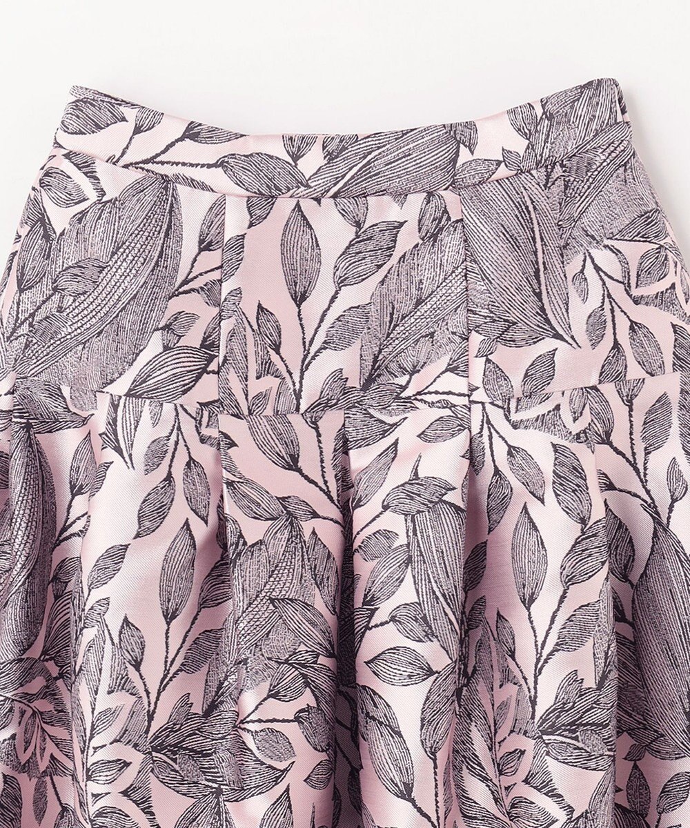 GRACE CONTINENTAL ボタニカルジャガードスカート 