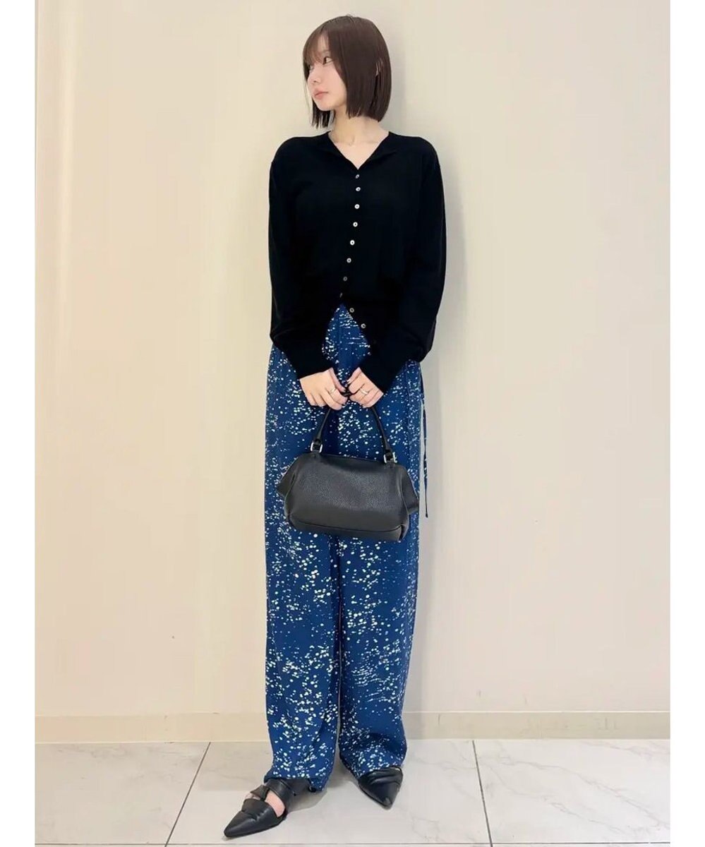 GRACE CONTINENTAL ミナモドットプリントパンツ 
