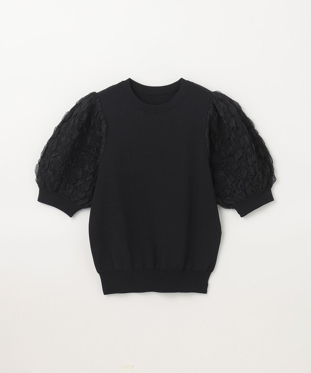 GRACE CONTINENTAL シアーハーフニットトップ 