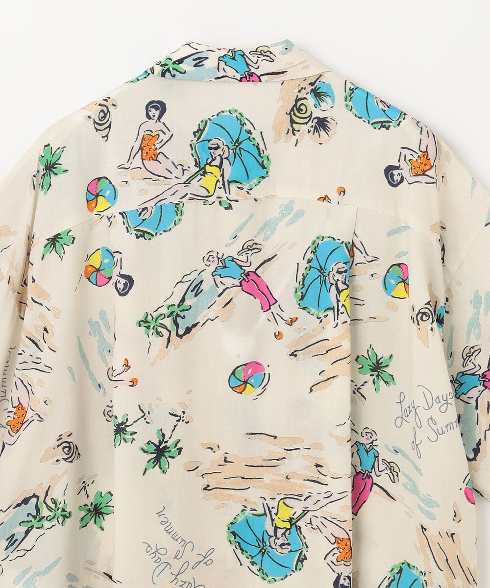 GRACE CONTINENTAL リゾートプリントシャツ 