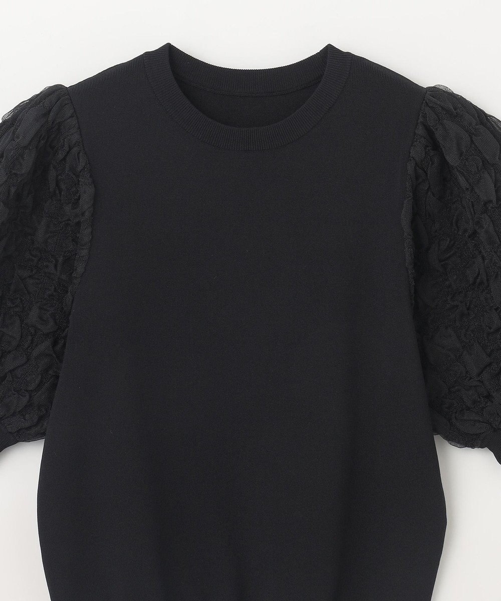 GRACE CONTINENTAL シアーハーフニットトップ 