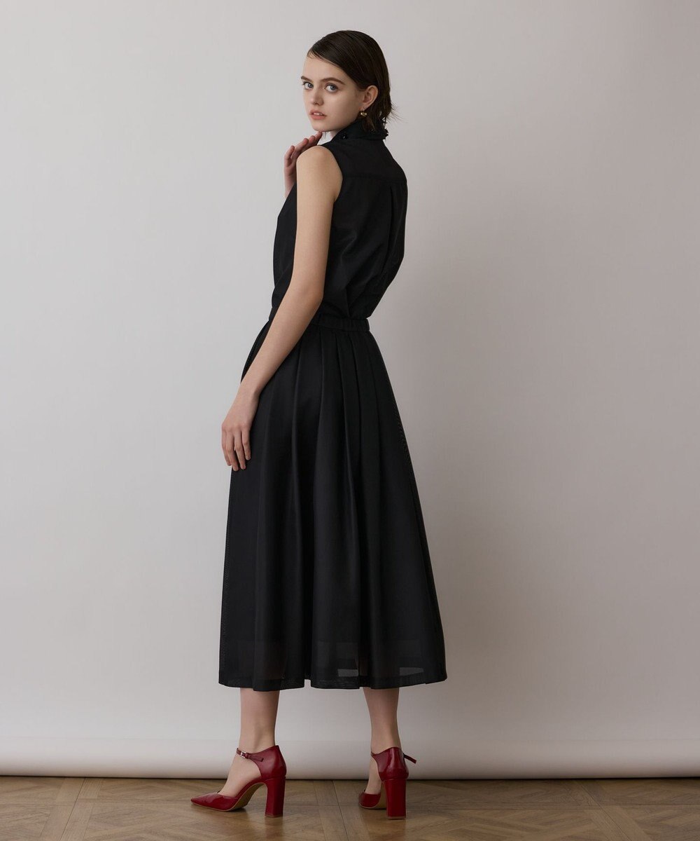 GRACE CONTINENTAL シアーメッシュノースリーブ