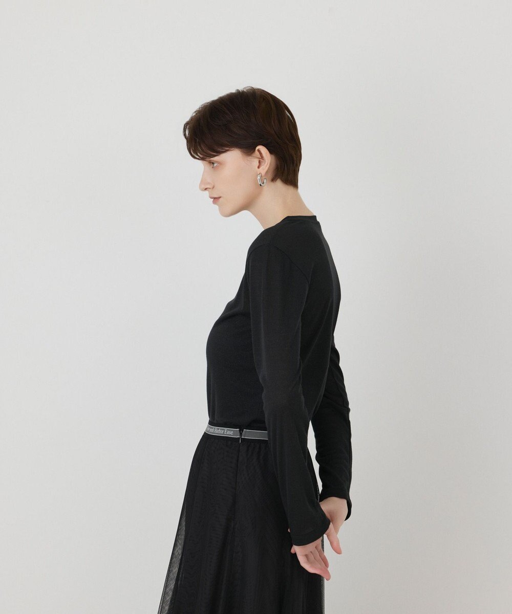 GRACE CONTINENTAL ラメクルーカットトップ 