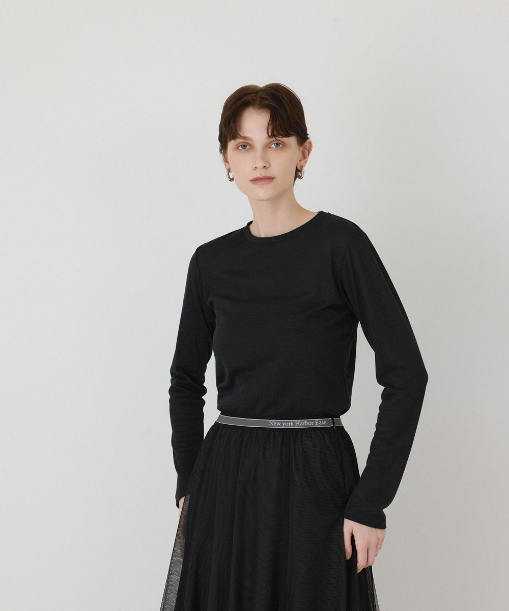 GRACE CONTINENTAL ラメクルーカットトップ 